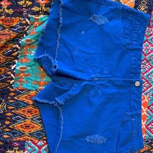 Pretty blue jean shorts